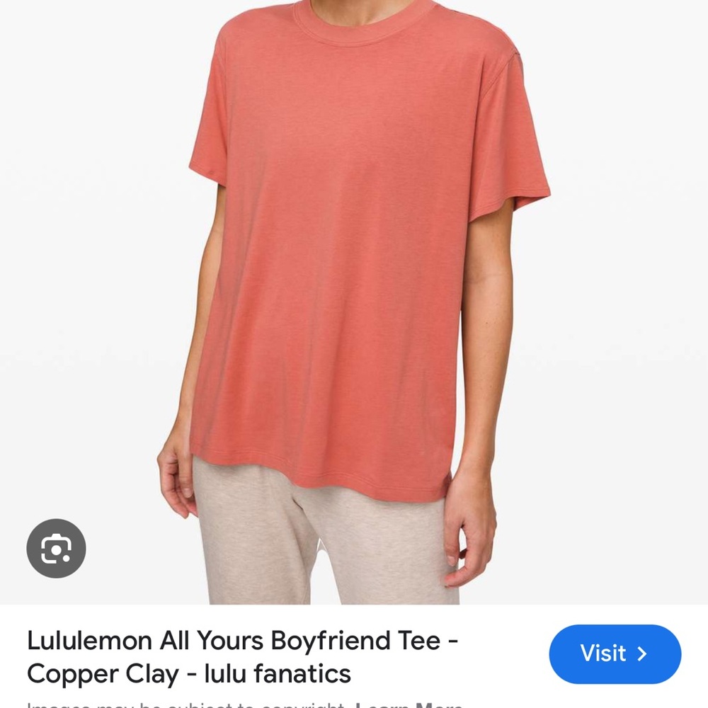 Lululemon all yours boyfriend tee